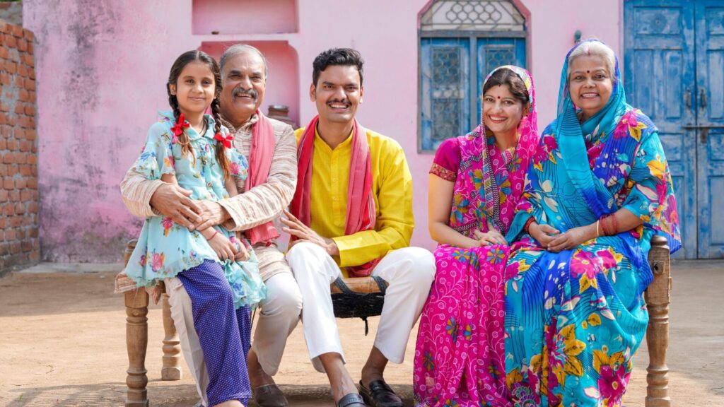 Family and life in Indian ceremonies
