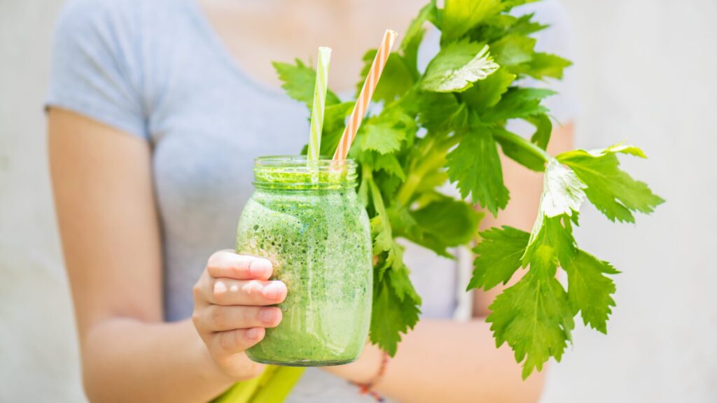 Celery is rich in various nutrients.