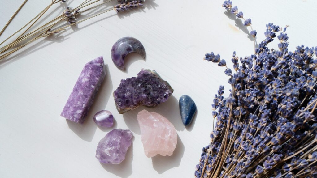 Crystals can be helpers when you start to feel stress.