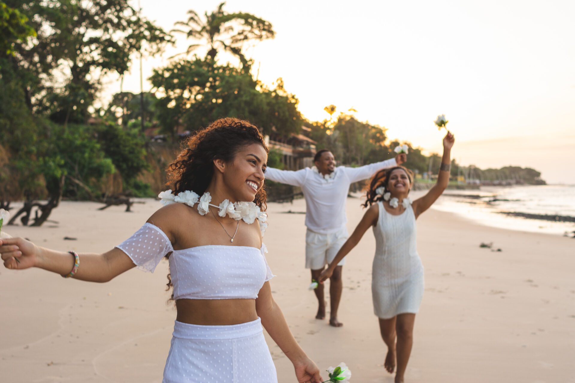 Brazilians traditionally buy white clothes to wear on New Year's Eve.