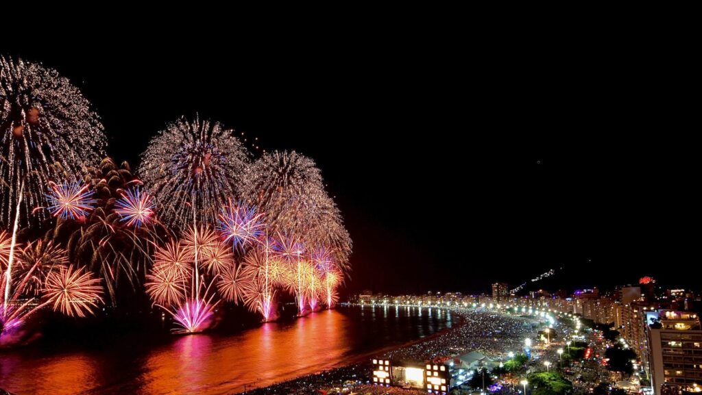 New Year's Eve is a grand celebration in Brazil.