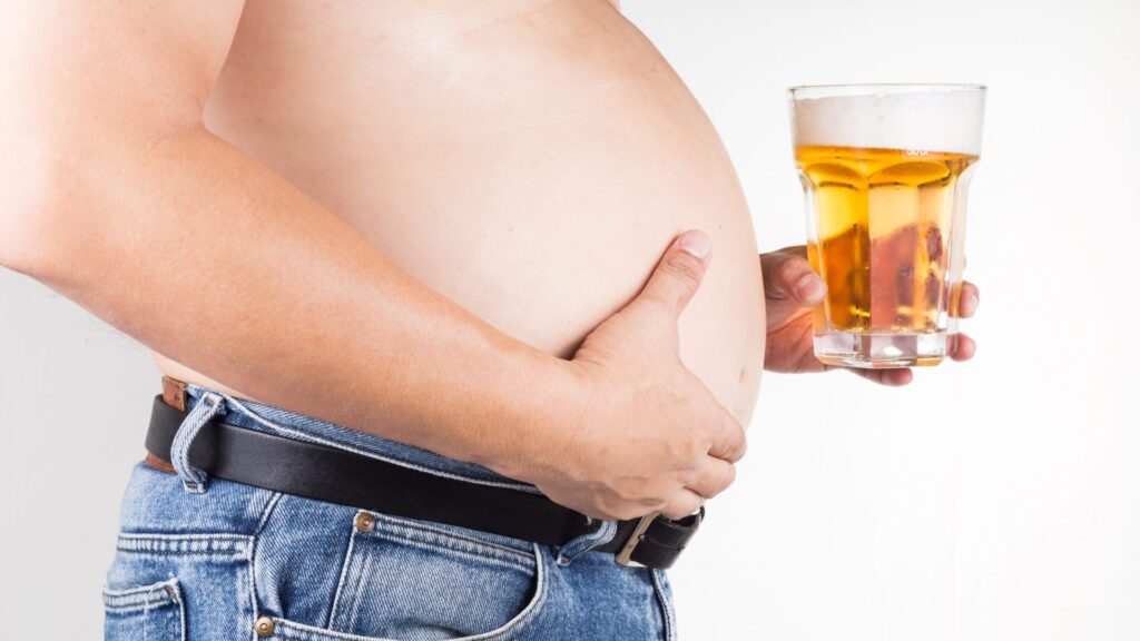 It doesn't matter how much you weigh: If you have a beer belly, your heart will take it first