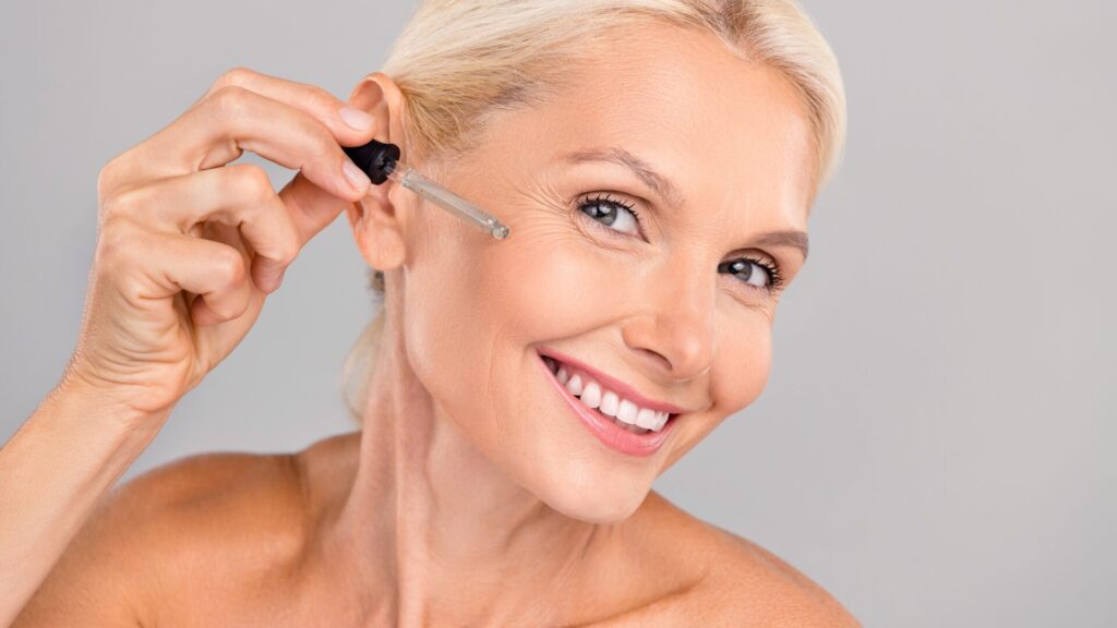 Applying the oil to the skin will help fight wrinkles around the eyes, but on other parts of the face.