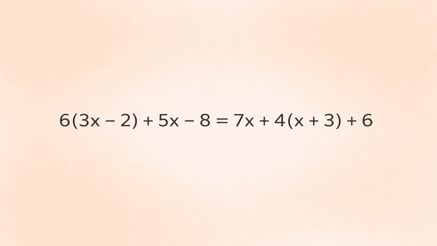 Calculate the example.